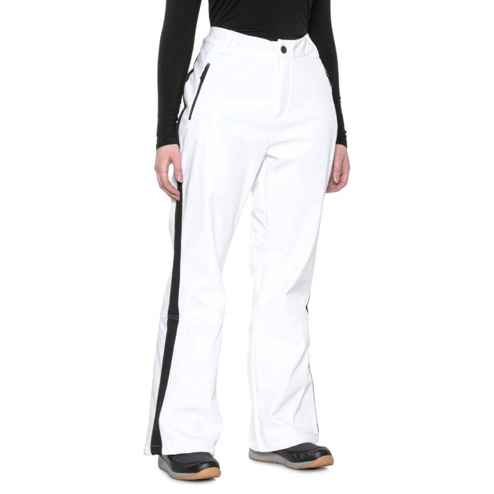 NEW! Free Country 4-Way Stretch Soft Shell Ski Pants!  XL  33 x 30  White